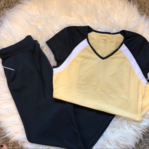 {Danskin} outfit XL top, M pants